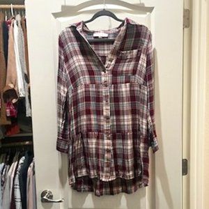 Loft Plaid Dress